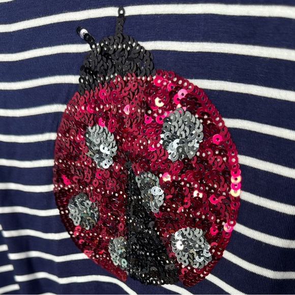 Rumi+Ryder Ladybug Short Sleeve Knot Tee XS(4-5) - Picture 2 of 4